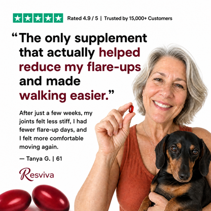 More mobility & less flare-ups within 2 weeks