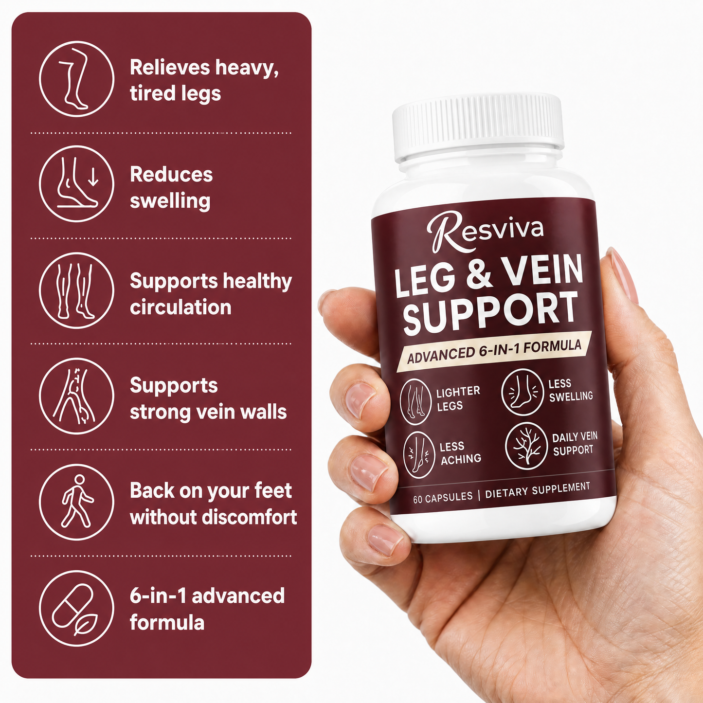 Reduce Heavy, Swollen, Aching Legs In Just 7 Days